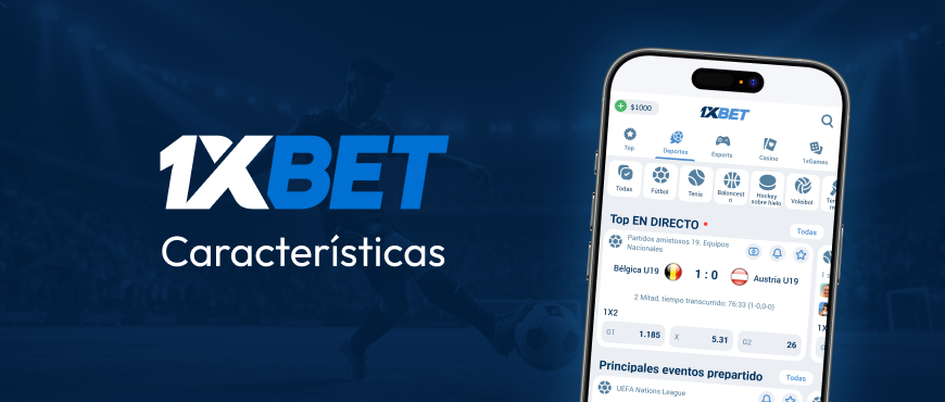 App Apuestas Ecuador 1xBet Características