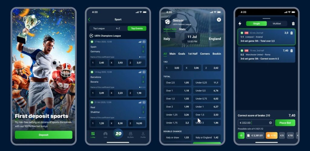 Descargar 20bet APP