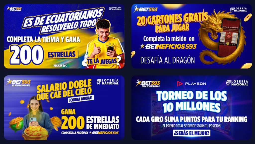 Bonos y códigos promocionales en la app de Bet593