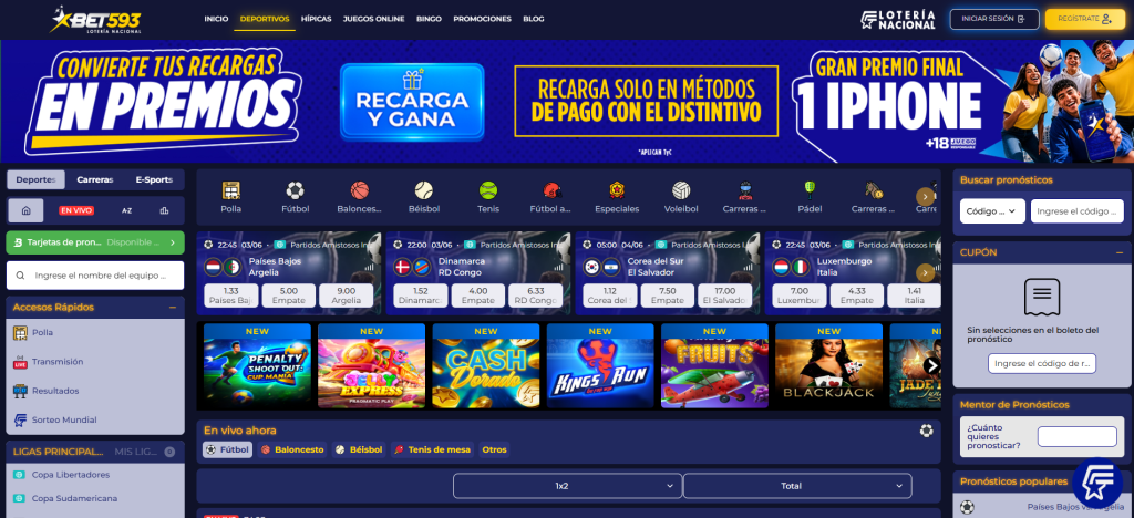 Deportes disponibles para apostar