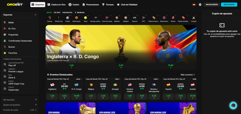 Deportes disponibles para apostar