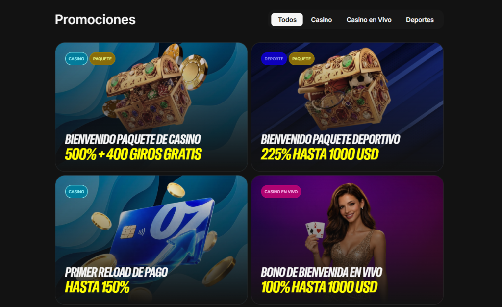 Bonos y códigos promocionales en la app
