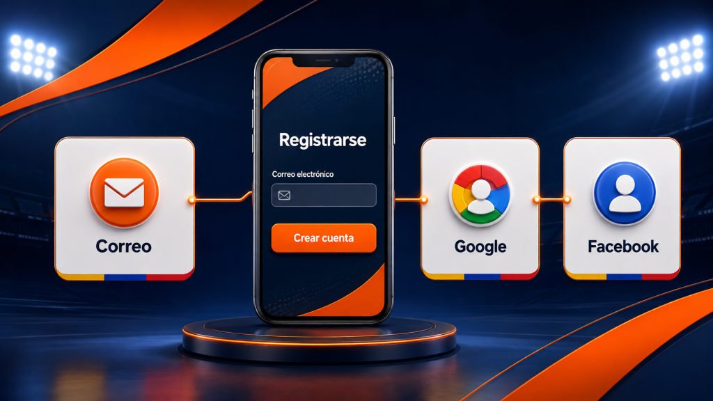Métodos de registro disponibles